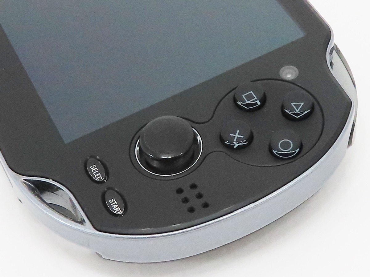 ○ジャンク【SONY ソニー】PS Vita 3G/Wi-Fiモデル PCH-1100 クリスタルブラック_画像4