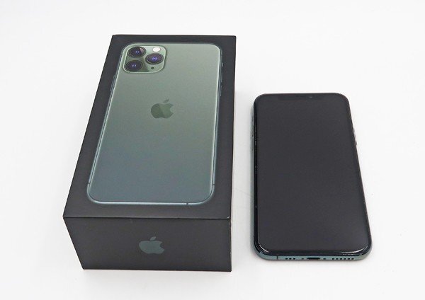 ◇ジャンク【docomo/Apple】iPhone 11 Pro 256GB MWCC2J/A スマートフォン ミッドナイトグリーン_画像9