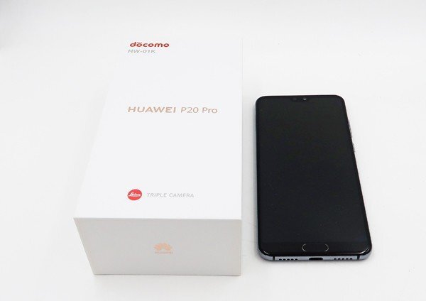 ◇ジャンク【docomo/HUAWEI】HUAWEI P20 Pro HW-01 スマートフォン ミッドナイトブルー_画像9