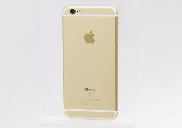 ◇ジャンク【SoftBank/Apple】iPhone 6s 64GB MKQQ2J/A スマートフォン ゴールド_画像1