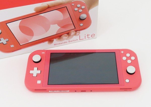 ◇【任天堂】NintendoSwitch Lite/ニンテンドースイッチライト本体 HDH-S-PAZAA コーラル_画像1