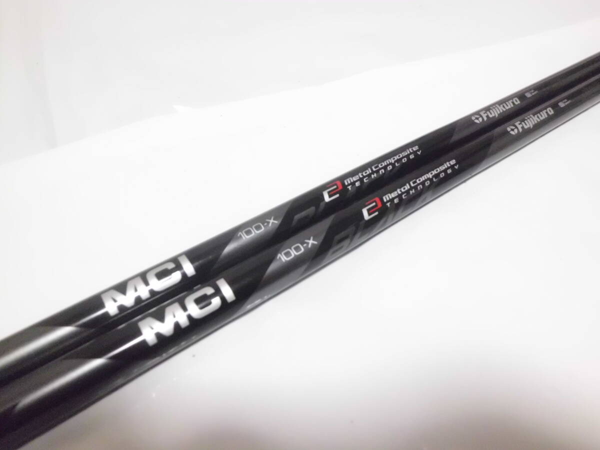 初回抜き美品！WG用 フジクラ MCI-100X 人気ブラック 2本セット 全国100サイズ送料無料　