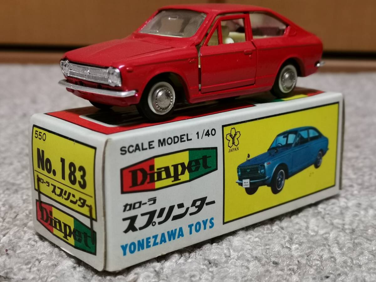 [ очень красивый товар ]1/40 Yonezawa Diapet No.183 Toyota Corolla Sprinter ( красный )