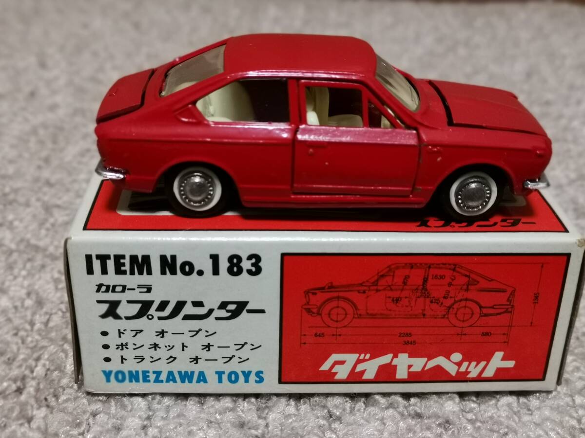 [ очень красивый товар ]1/40 Yonezawa Diapet No.183 Toyota Corolla Sprinter ( красный )