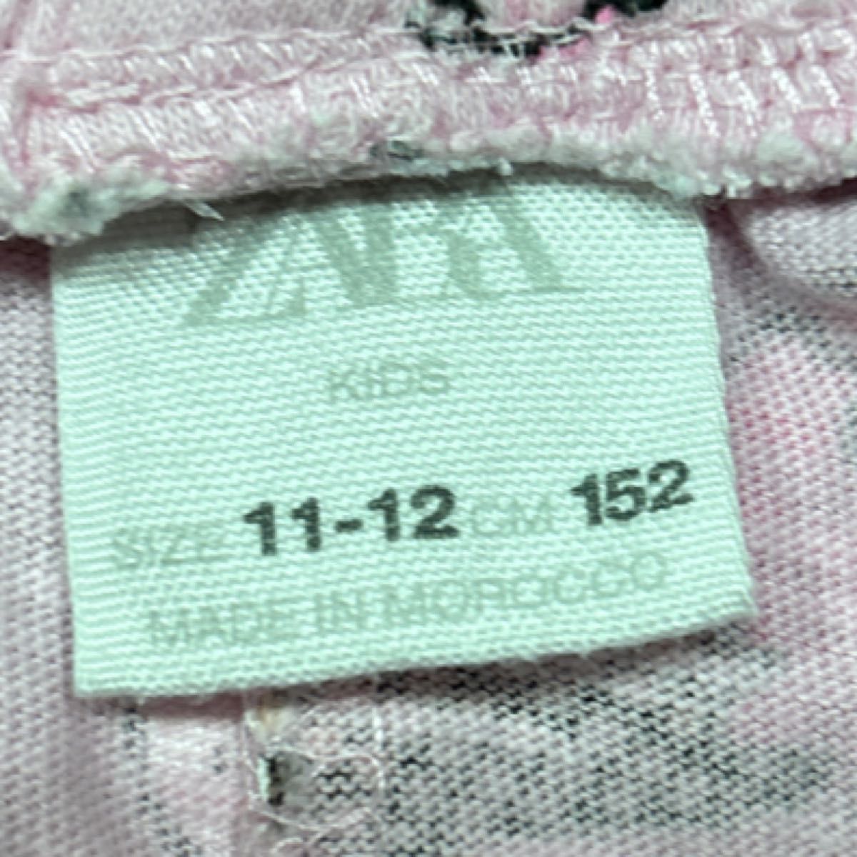 【ZARA】(USED)ザラ ピンク アイスクリーム柄 ショートパンツ 11/12 152cm