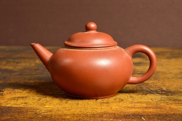 荊渓南孟臣製款 朱泥急須 中国中国唐物紫砂煎茶道具の画像1