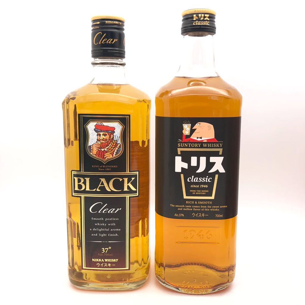 【未開栓/まとめ売り】 サントリー ウイスキー 6本セット 角瓶 ブラックニッカ トリス 700ml 37~40%_画像5