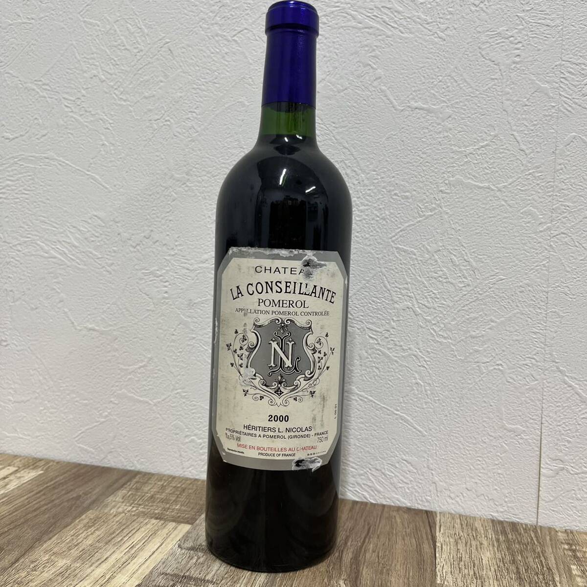 B583【個人保管品】/ 2000 シャトー ラ コンセイヤント ワイン 750ml 古酒 CHATEAU LA CONSEILLANTE POMEROLの画像1