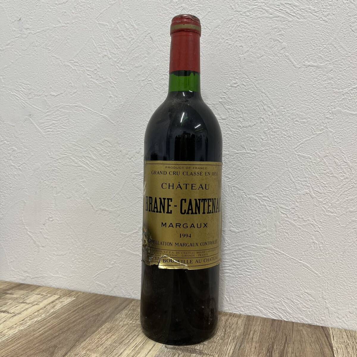 B587【個人保管品】/ 1994シャトー ブラーヌ カントナック ワイン 750ml 古酒 CHATEAU BRANE CANTENAC MARGAUX の画像1