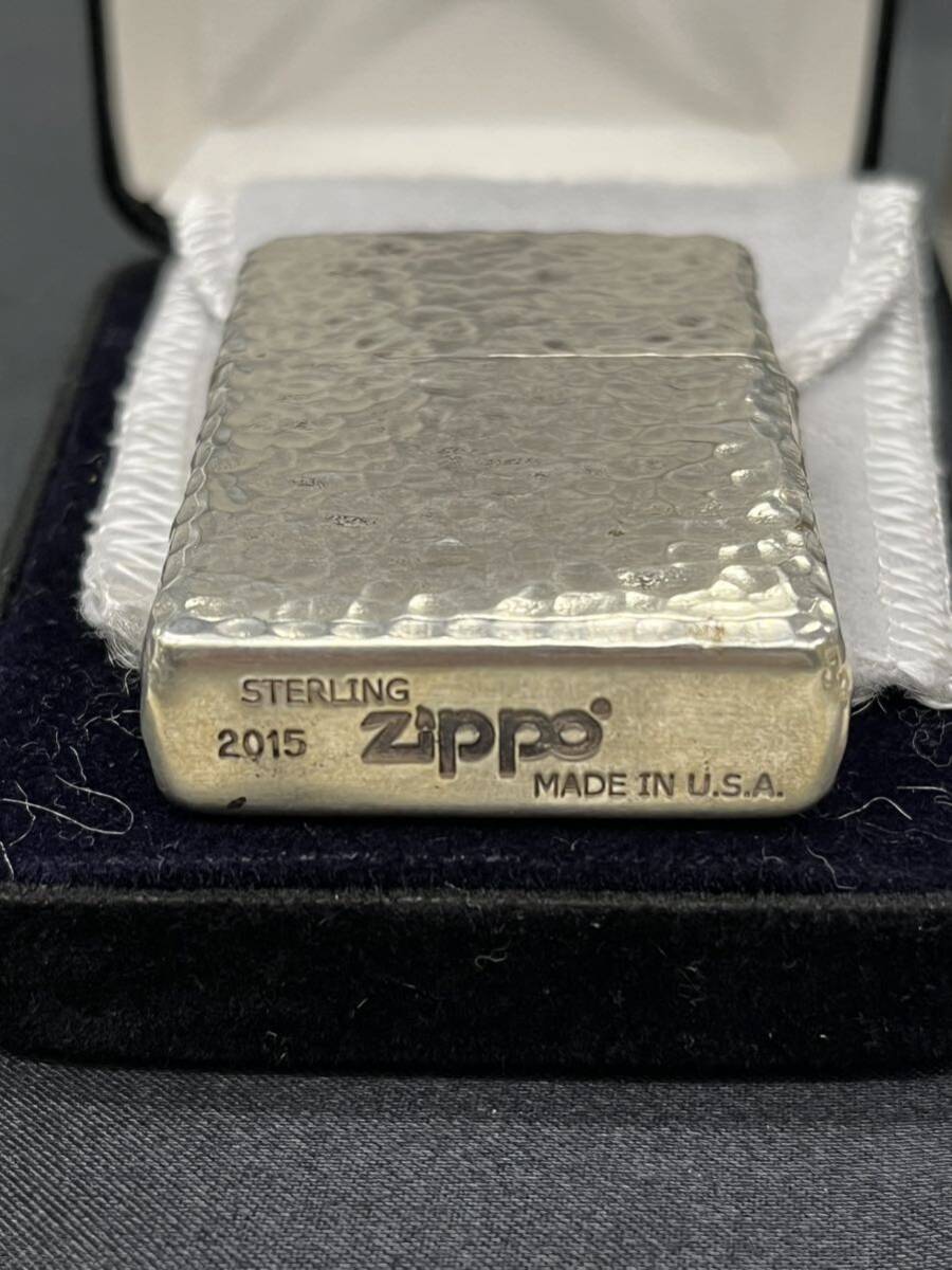 S5/【個人保管品】ZIPPO 純銀 ジッポ 2015年製 STERLING SILVER 喫煙グッズ ライターの画像2