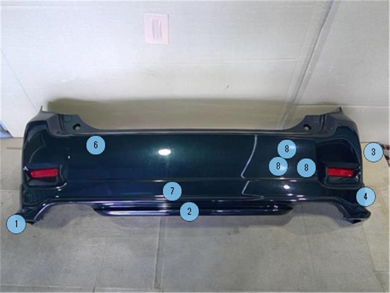 トヨタ 純正 カローラルミオン 《 ZRE154N 》 リアバンパー 52159-12A90-C0 P20400-24001250_画像2