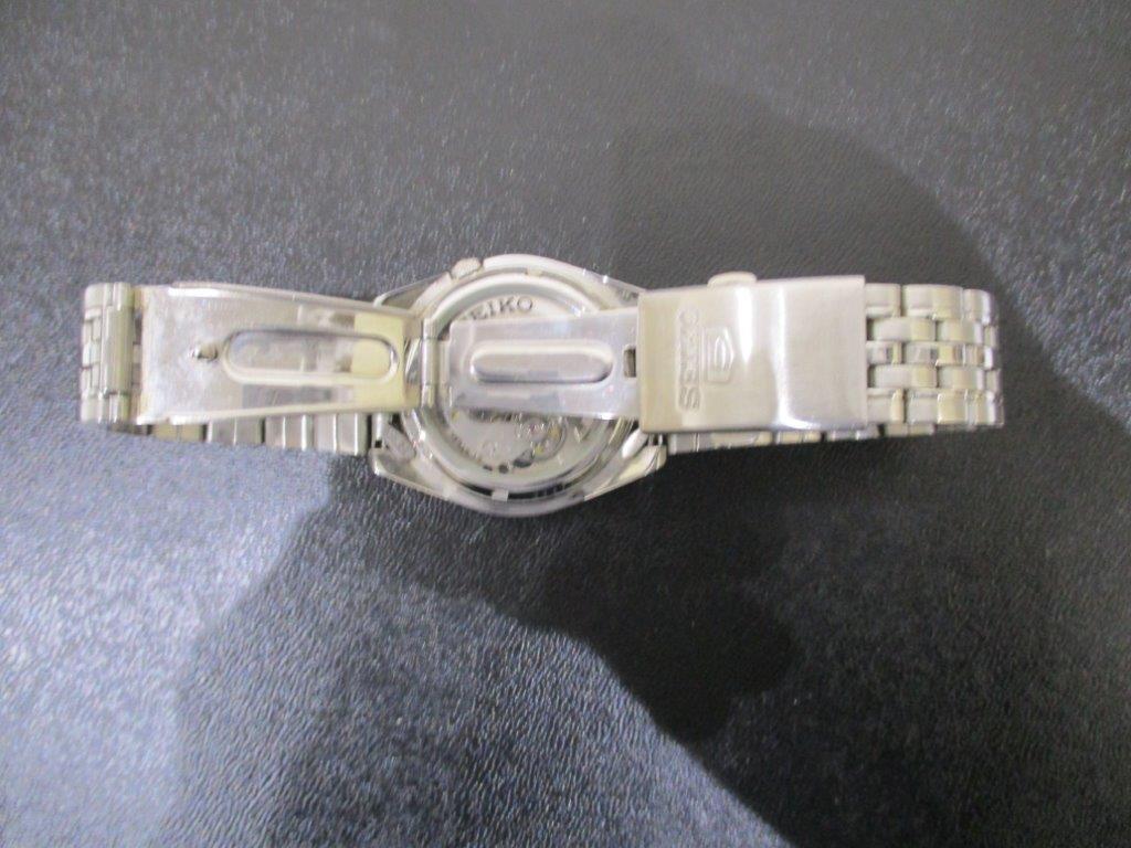 17413 腕時計★SEIKO 5 ファイブ 7S26-01V0 自動巻き デイデイト 21石 メンズの画像7