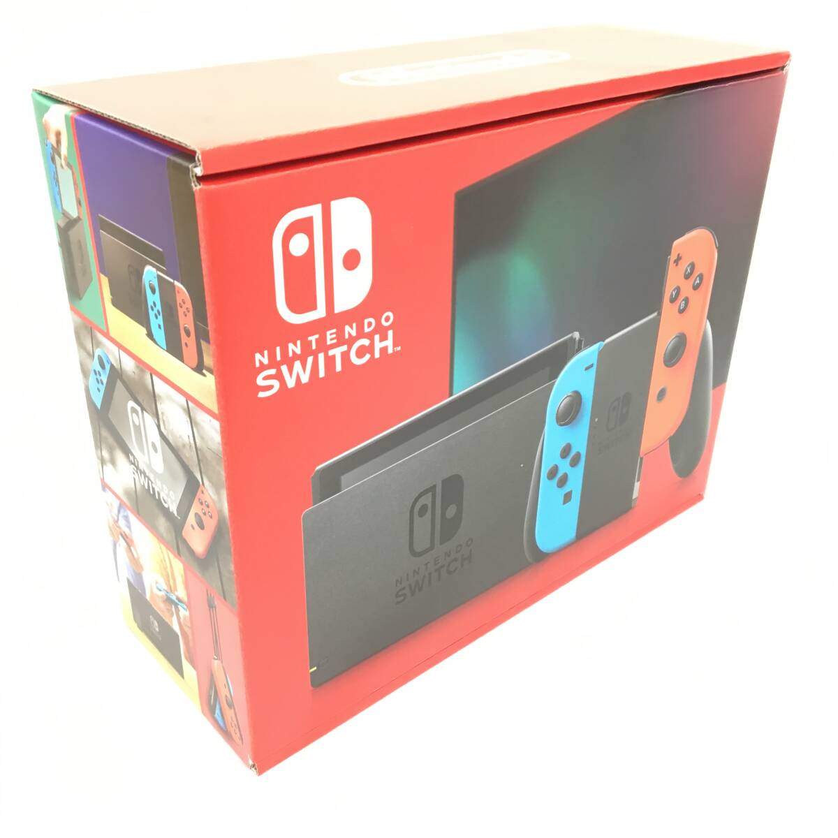 # unused / free shipping [Nintendo Switch body Joy navy blue neon red / blue ]1 jpy ~/. buying on certificate attaching (S04)