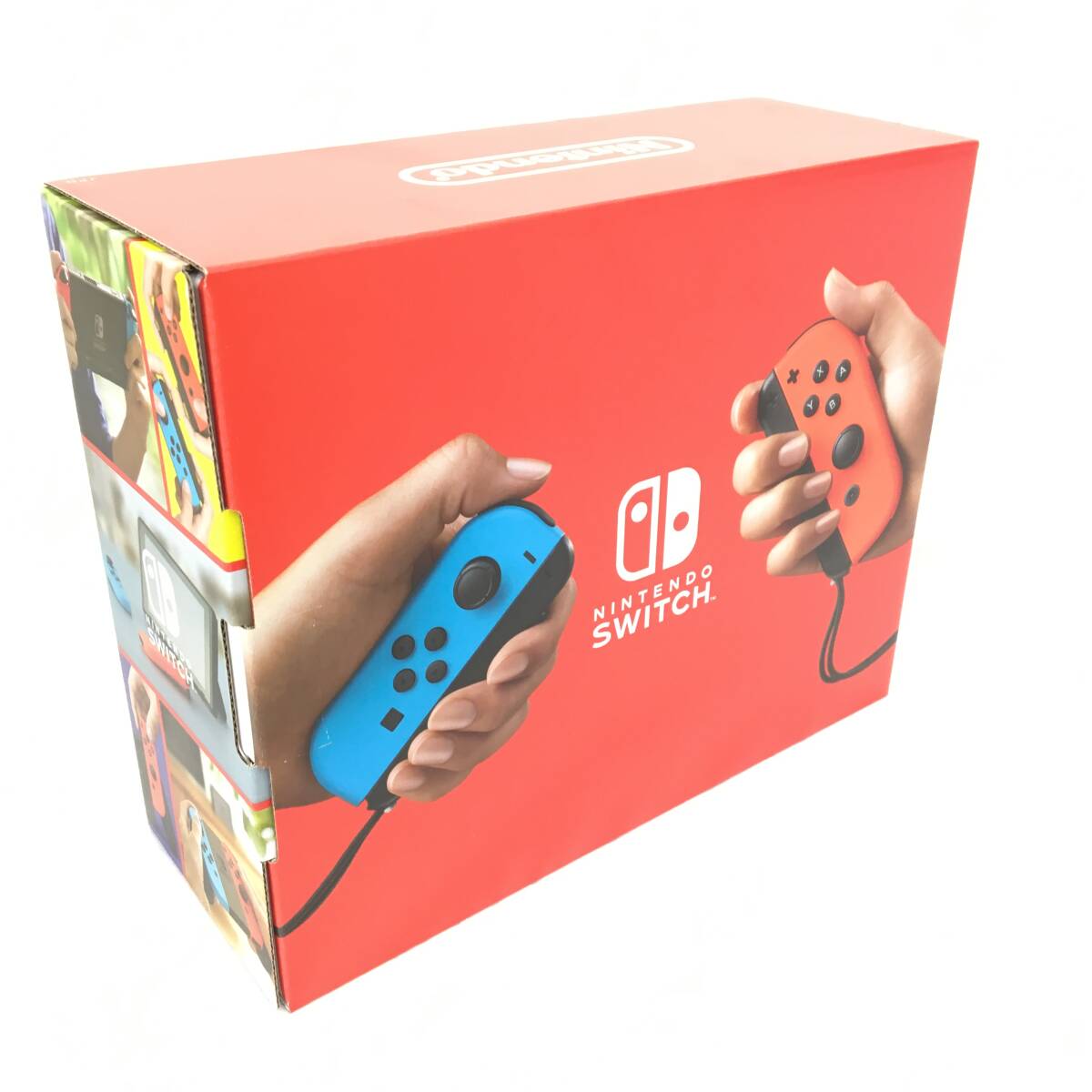 # unused / free shipping [Nintendo Switch body Joy navy blue neon red / blue ]1 jpy ~/. buying on certificate attaching (S04)