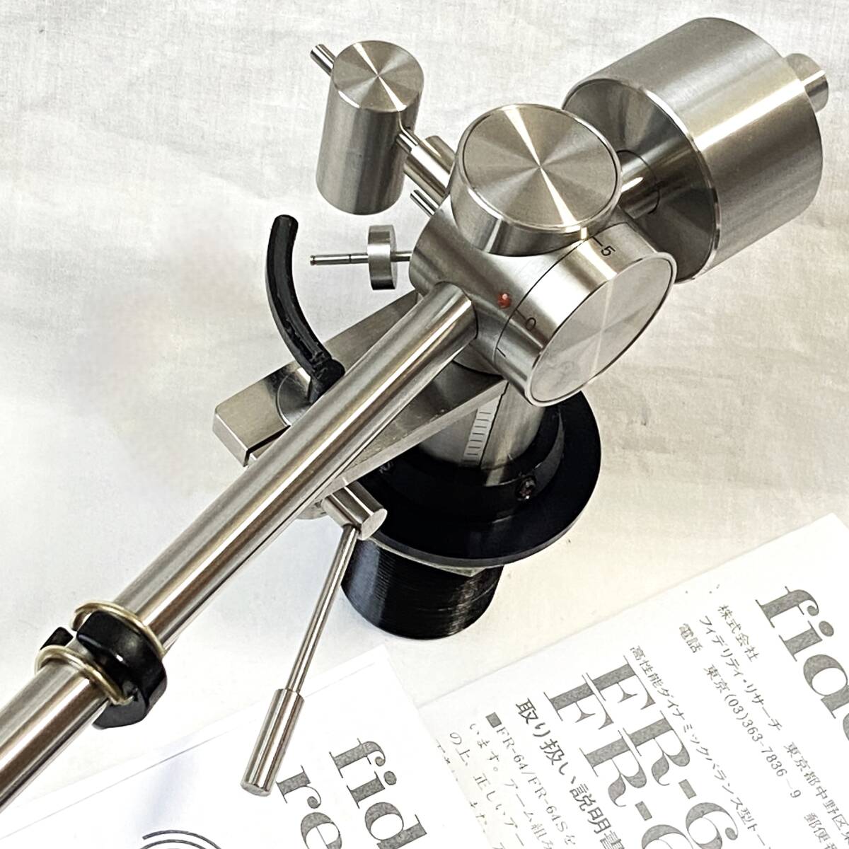 Fidelity-Research FR-64S Dynamic balanced Stainless Tonearm フィデリティ・リサーチ FR ダイナミックバランス ステンレス トーンアーム_画像2