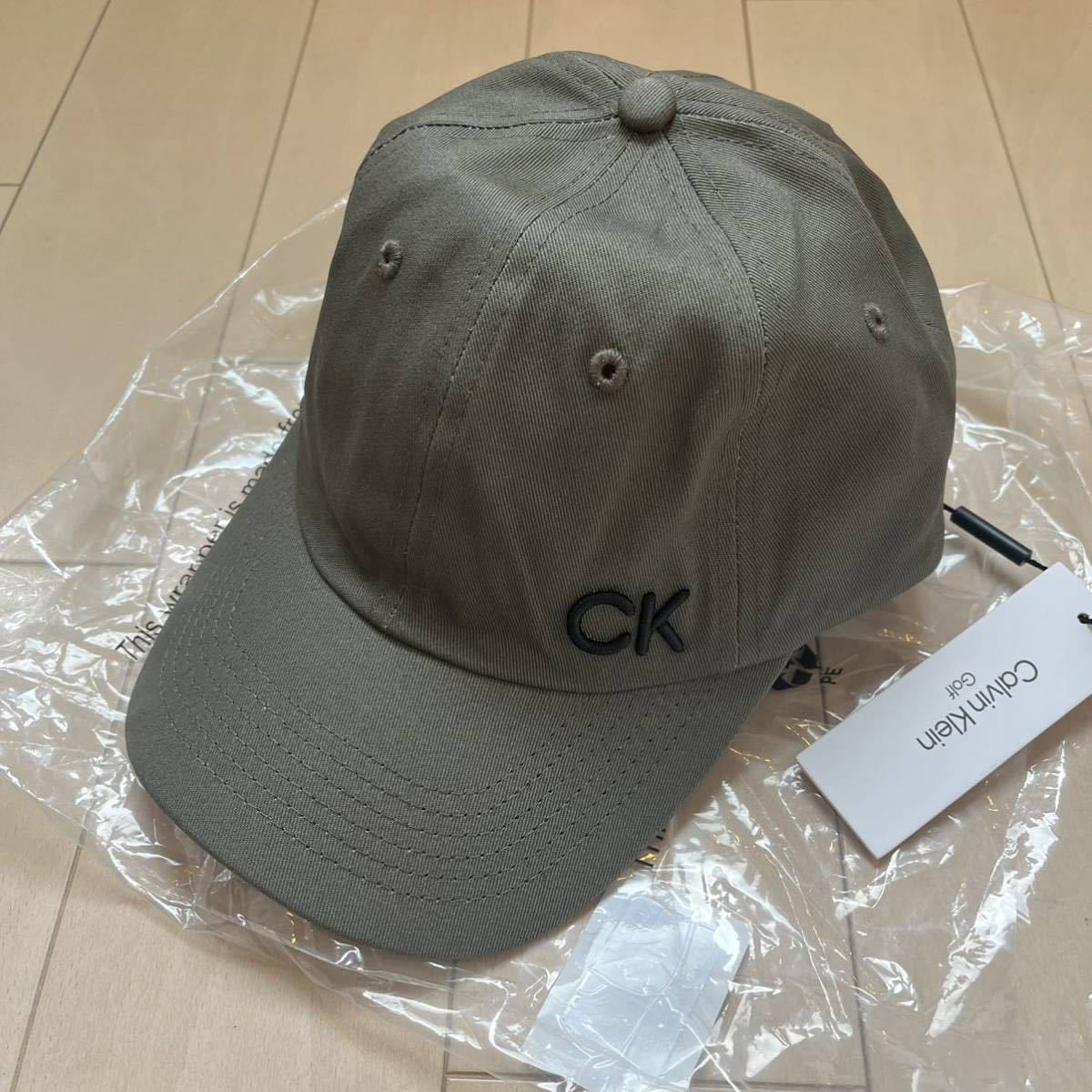 送料無料 Calvin Klein カルバンクライ キャップ 帽子 ハット カーキ オリーブ 海外限定 正規品 スポーツ メンズ レディースの画像8