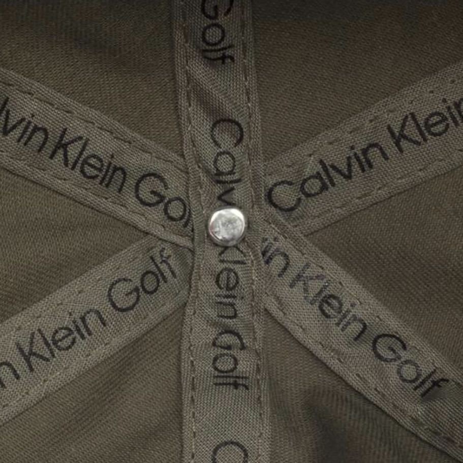 送料無料 Calvin Klein カルバンクライ キャップ 帽子 ハット カーキ オリーブ 海外限定 正規品 スポーツ メンズ レディースの画像5
