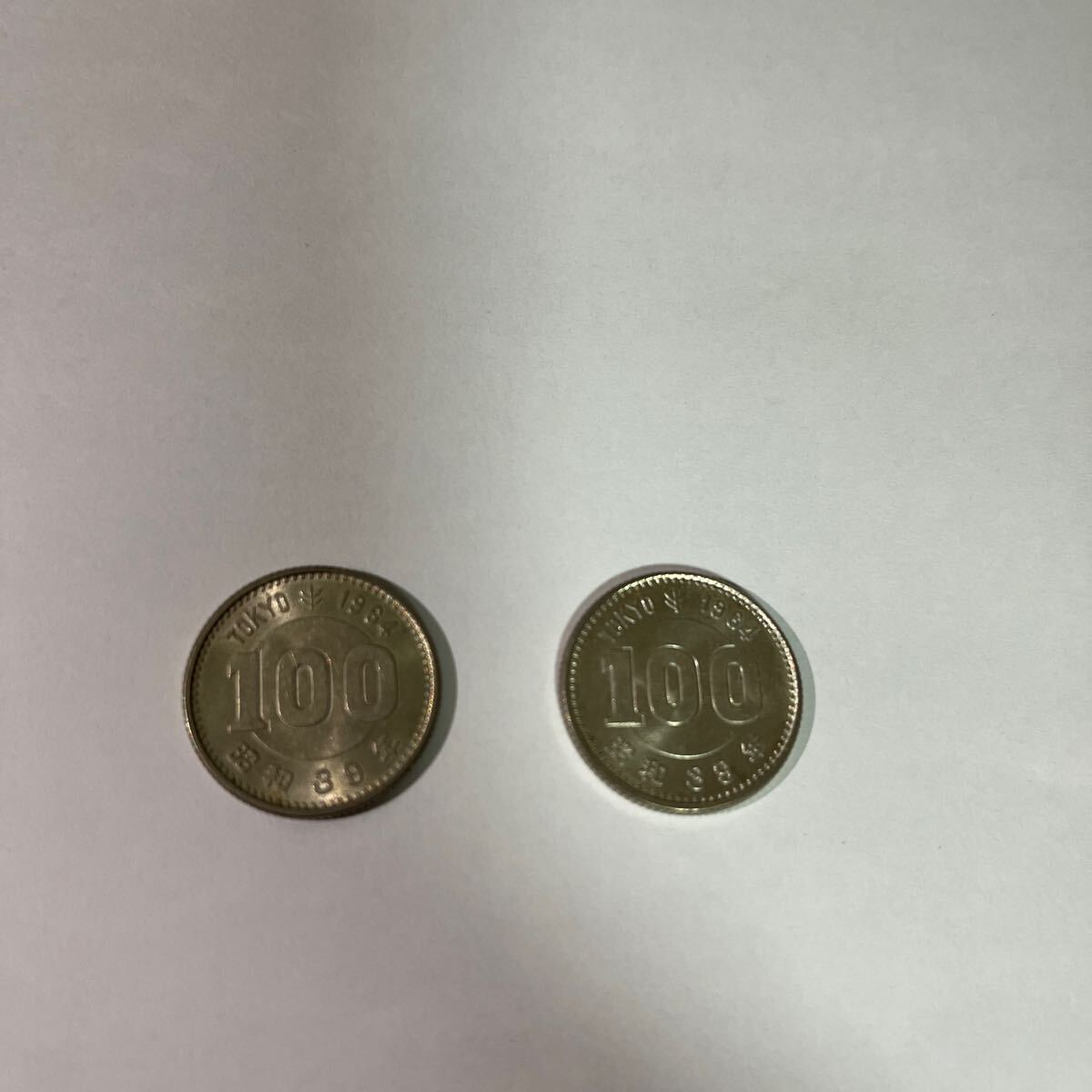 東京オリンピック 記念硬貨 100円銀貨の画像1