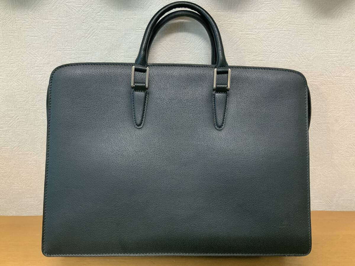 美品 高級牛革 ダークグリーン Aquascutum アクアスキュータム 美品 高級牛革 ダークグリーン Aquascutum アクアスキュータム