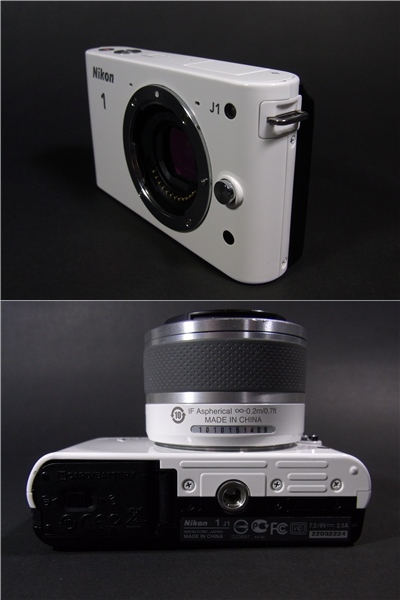中古美品/完動品 Nikon J1 ボディ/レンズセット 純正バッテリー2個/オプショングリップ/その他属品付 ニコン10-30mm1：3.5-5.6VR デジカメ の画像10