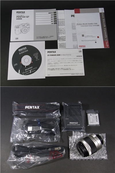 中古良品/完動品 PENTAX Q7 イエロー レンズセット+新品未使用レンズ+未使用付属品 ミラーレス カメラ デジカメ SMC 1:2.8-4.5 5-15mmED AL_画像3
