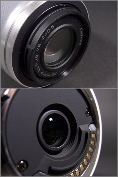 中古品/作動確認済 Nikon 1 NIKKOR カメラ レンズ 3点SET 10mm F2.8 10-30mm F3.5-5.6 30-110mm F3.8-5.6VR ホワイト ニコンJシリーズ等にの画像8