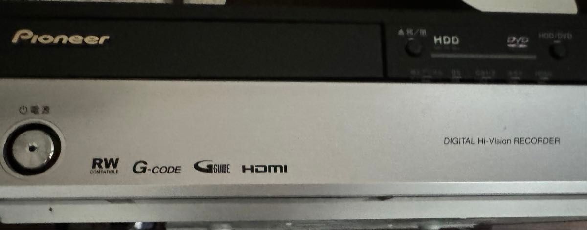 パイオニア DVDレコーダー　DVR-DT90 説明書　リモコン　本体　ジャンク品