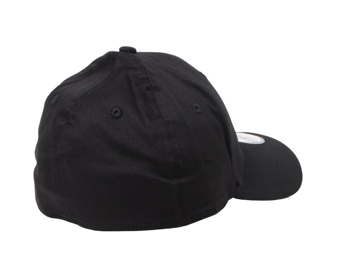 ☆正規品新品☆NEWERA 39THIRTY STRETCH COTTON CAP ニューエラ キャップ 野球帽 3930シリーズ プレーン シンプル ブラック S/Mサイズ_画像3