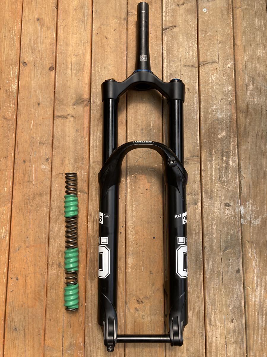 OHLINS RXF36 M.2 Coil TTX 29 160mm 元箱付ROCKSHOX FOX フロントフォーク_画像1