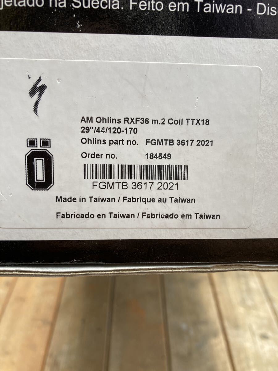 OHLINS RXF36 M.2 Coil TTX 29 160mm 元箱付ROCKSHOX FOX フロントフォーク_画像10