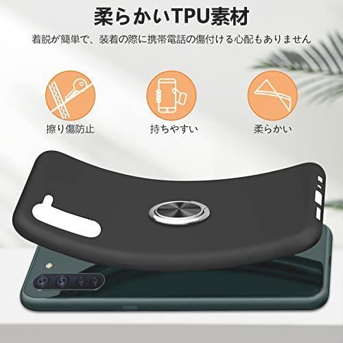 在庫限り Aquos Sense 6 ケース リング付き シリコン保護ケース 磨り表面 SH-54B SHG05 ケース Sense 6 スマホケース tpu スリム 薄型_画像6