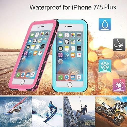 お勧め iPhone 8 Plus 防水ケース iPhone7plus ケース DINGXIN 指紋認証対応 防水 防雪 防塵 耐震 耐衝撃 IP68防水規格_画像6