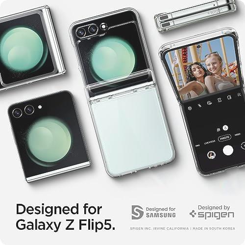 数量限定 Spigen Galaxy Flip5 ケース クリア [ SC-54D | SCG23 ] 超薄型 超軽量 耐衝撃 ワイヤレス充電 対応 さらさら マット仕上げ_画像2