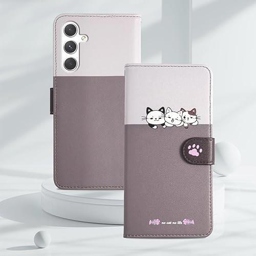 在庫限り Reddylin 対応 Galaxy S24 ケース 手帳型 ギャラクシーS24 ケース 手帳型 かわいい猫 Galaxy S24 カバー カード収納_画像6