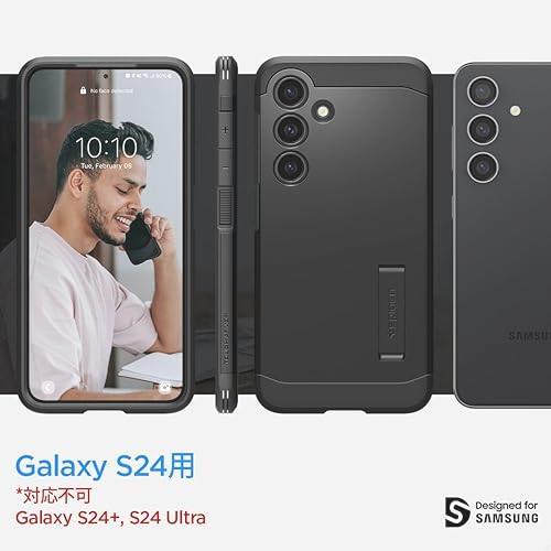 ★注目★ Spigen Galaxy S24 ケース 耐衝撃 スタンド付き 米軍MIL規格取得 SC-51E | SCG25 三層構造 スマホスタンド カメラ保護 傷防止_画像2