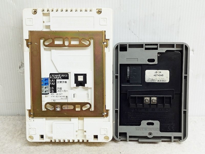 アイホン ドアホン インターホン 親機・玄関子機セット JB-DA/JB-1M-T ジャンク_画像2