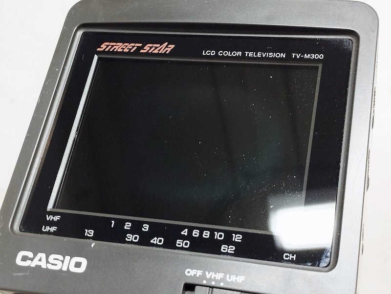 レトロ CASIO カシオ カーテレビ STREET STAR TV-M300 ジャンク_画像6