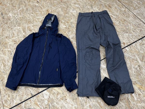 BAILESS　バイレス　ゴアテックス レインウェア LL 上下　キャンプ アウトドア 登山 レインウエア 合羽 防寒 防風 mc01066395_画像1