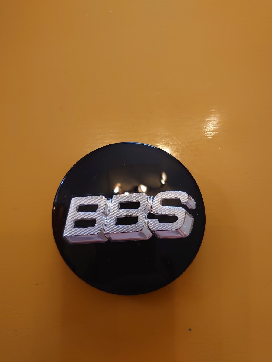 bbs BBS 黒銀 56mm センターキャップ 4個セットの画像2