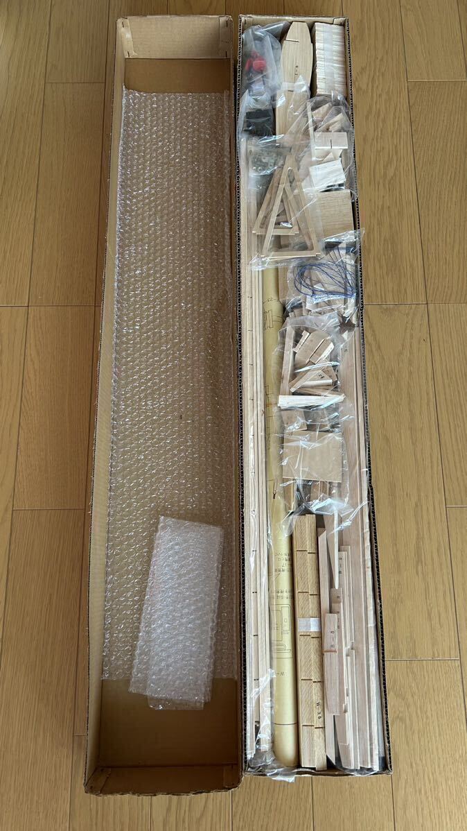 絶版 未組立 ヒコーキ野郎 ラスカル 40〜60 （4st最適）バルサキット 翼長 1746mm フタバ模型 FUTABA MODEL 昭和 ビンテージの画像3