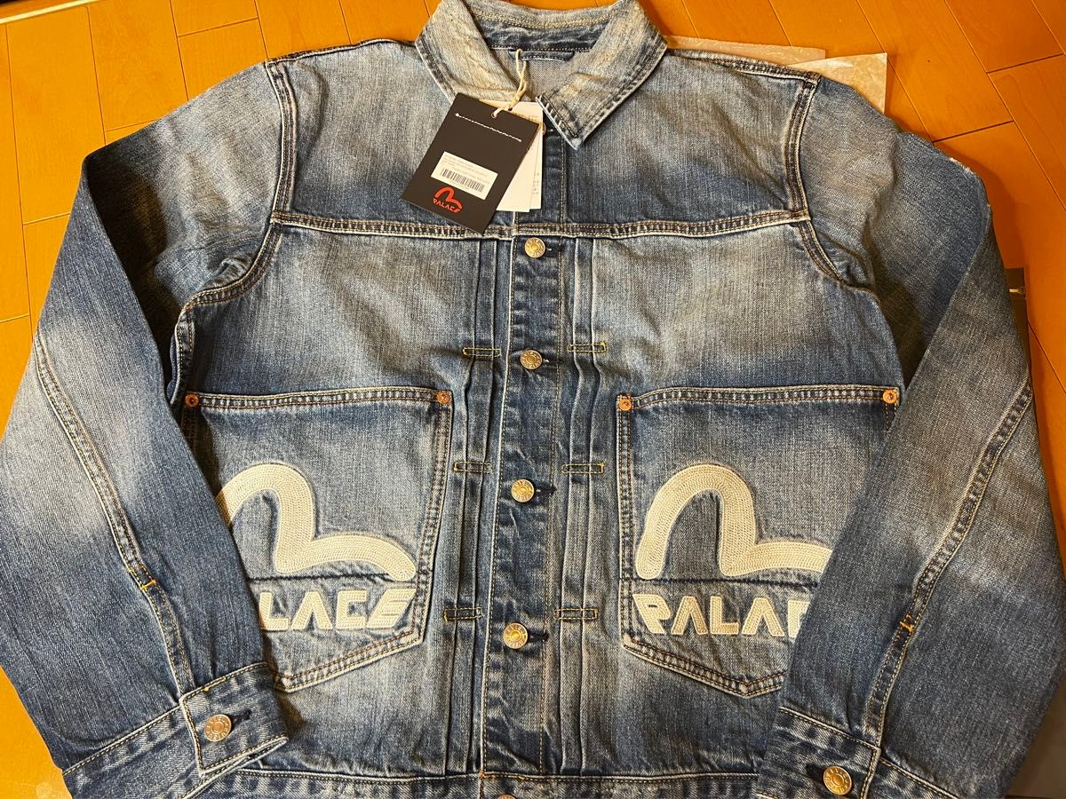 palace evisu denim jacket 2024 エビス ジャケット デニム palace evisu denim jacket 2024 エビス ジャケット デニム