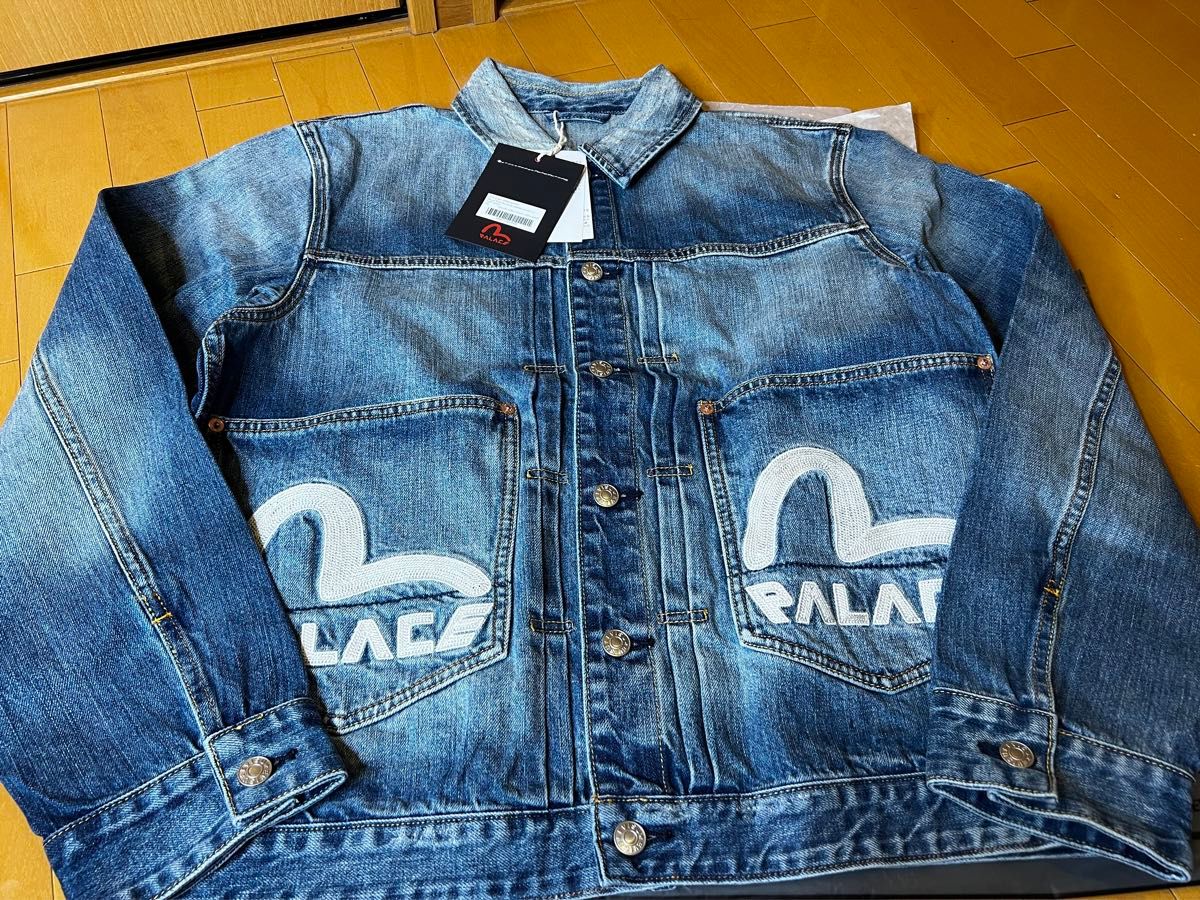 palace evisu denim jacket 2024 エビス ジャケット デニム palace evisu denim jacket 2024 エビス ジャケット デニム
