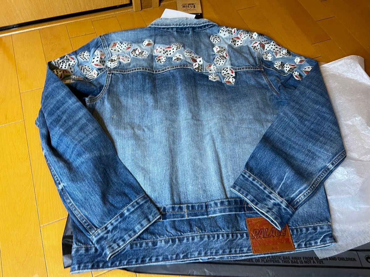 palace evisu denim jacket 2024 エビス　ジャケット　 デニムジャケット デニム　ダイス　dice