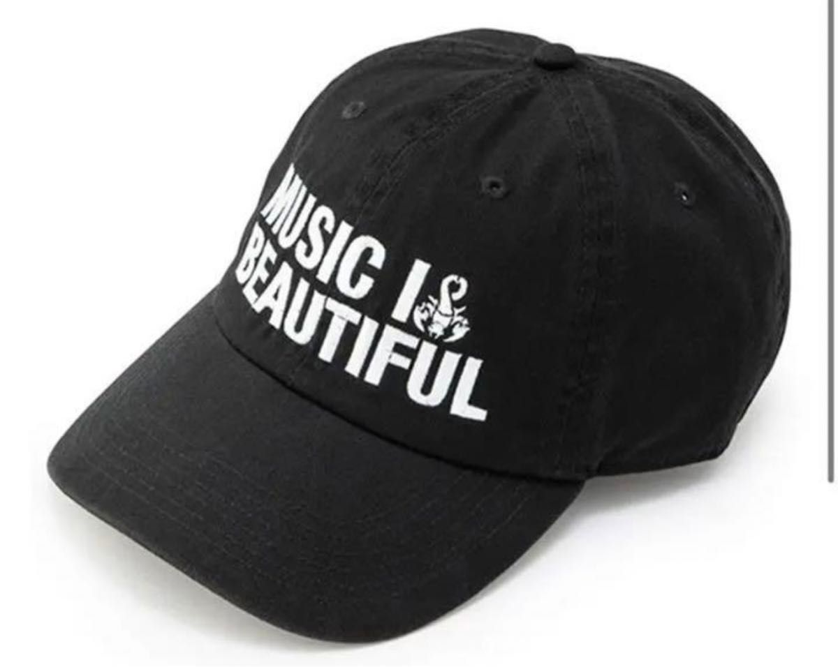 SOPH MUSIC IS BEAUTIFUL CAP フジロック　富士ロック　 キャップ 帽子 ブラック