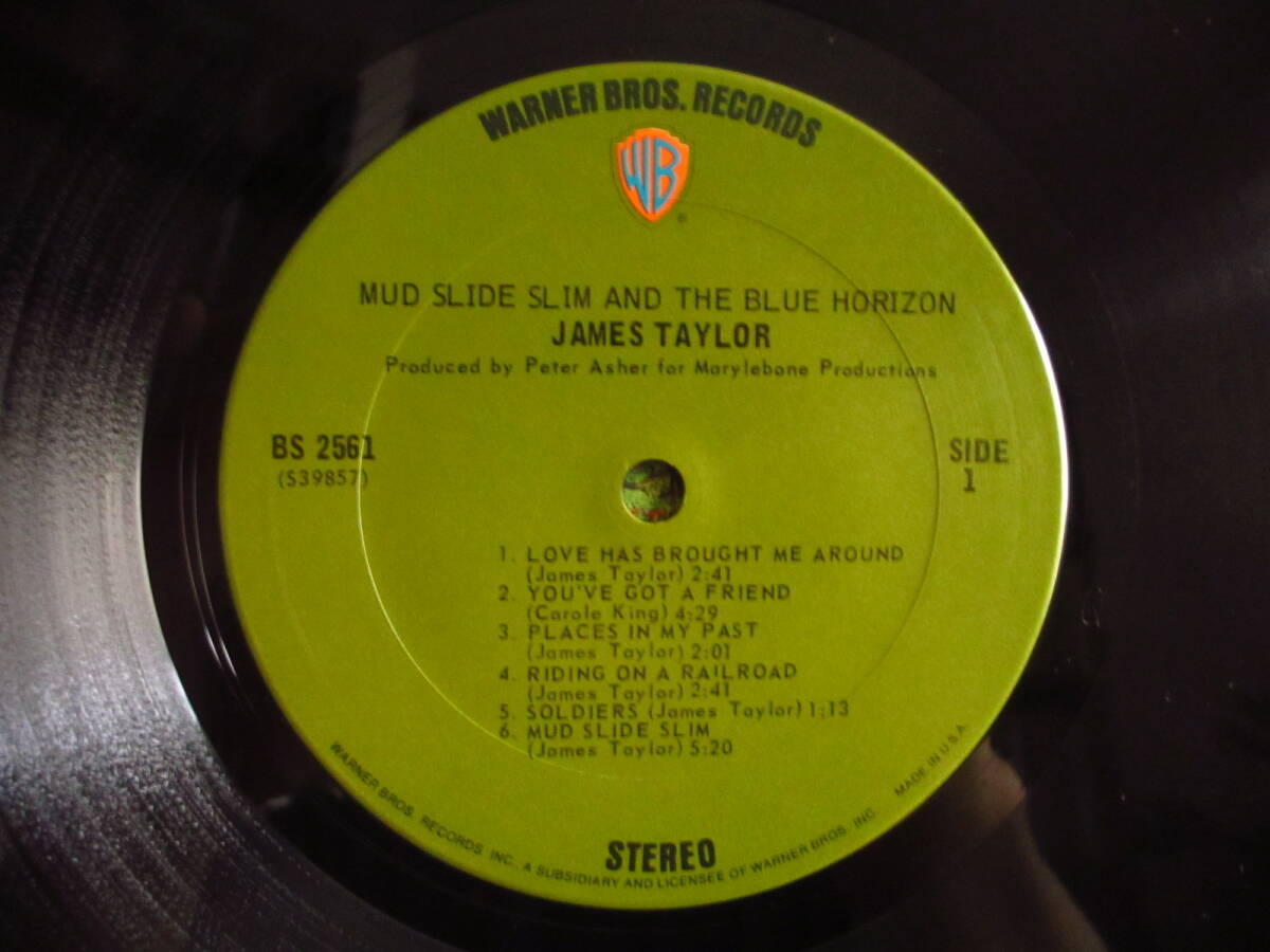 オリジナル / James Taylor / ジェイムステイラー / Mud Slide Slim And The Blue Horizon / Warner Bros. / BS 2561 / GREENラベル / US盤_画像4