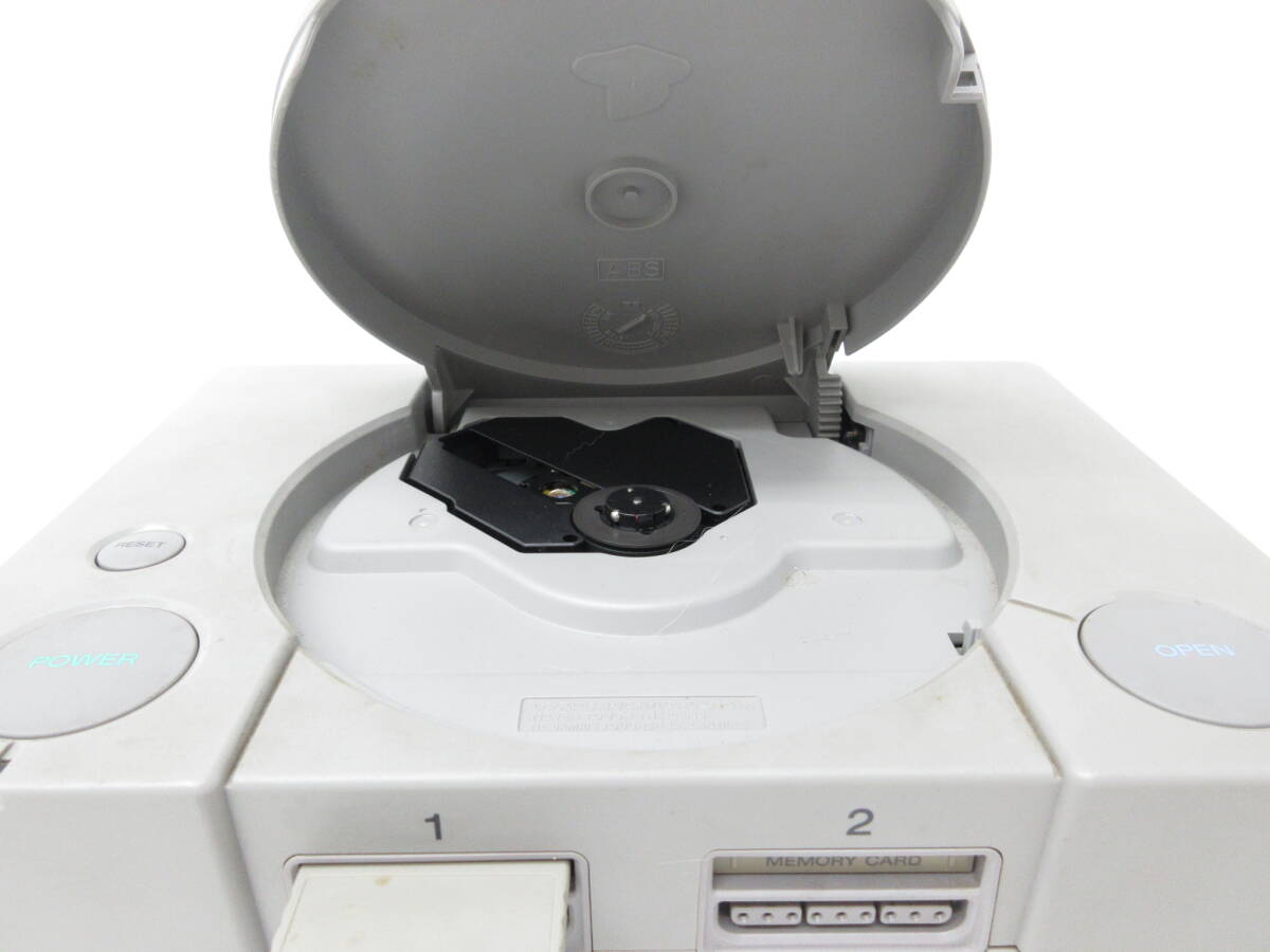  3487 ゲーム祭 SONY PlayStation1 PS1 プレステ SCPH-3000 中古品 通電のみ確認済 メモリーカード コントローラー2個付の画像4