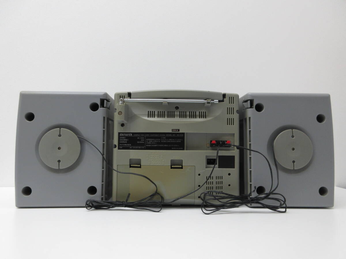 3701 音響祭 アイワ aiwa CD Wカセット ダブルラジカセ システムコンポ XG-E30 中古品 CD音出し確認済_画像7