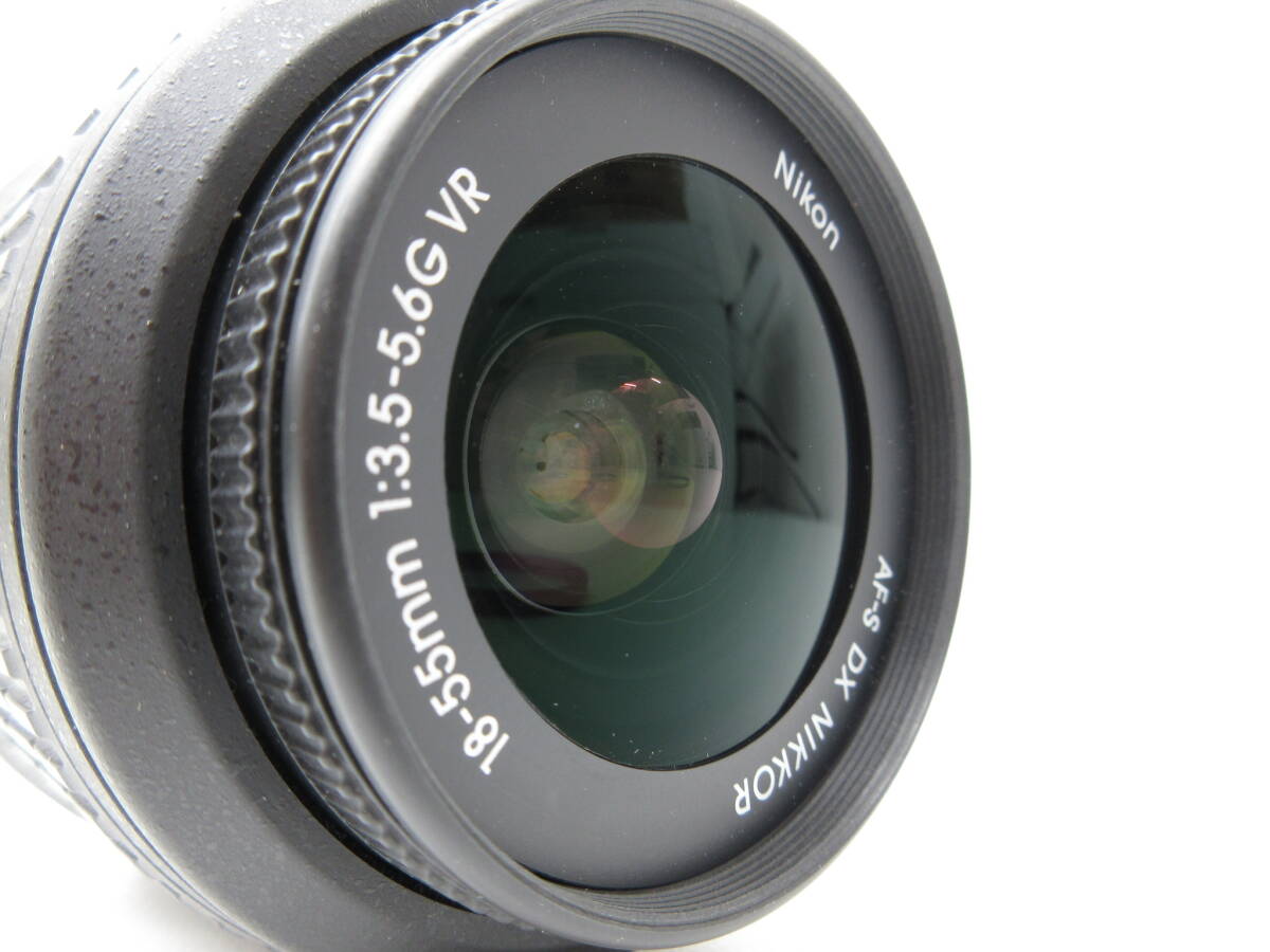 3553 camera festival Nikon Nikon lens Zoom zoom lens AF-S DX Nikkor 18-55mm f/3.5-5.6G VR used middle box case filter attaching F mount 