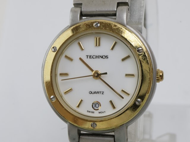 2404-673 エルジン 他 8本セット クオーツ式 機械式 腕時計 ウォルサム テクノス ブローバの画像4
