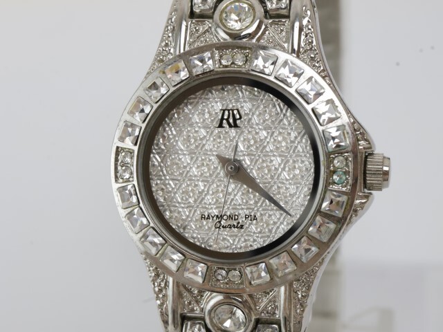 2405-509 アイザックバレンチノ 他 4本セット クオーツ 腕時計 ルビー サファイヤ ダイヤ ビジュー装飾 美品有りの画像5